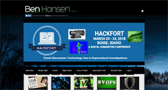Desktop Screenshot of benhansen.com